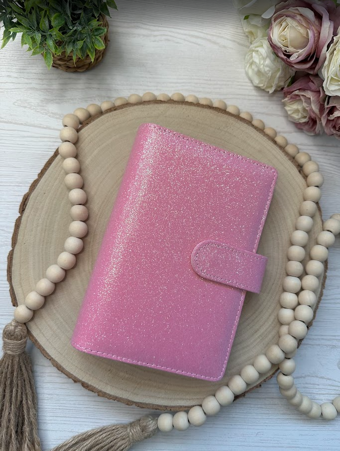 Classeur budget A6 pailleté | Organisateur d’argent et enveloppes – Collection Ana