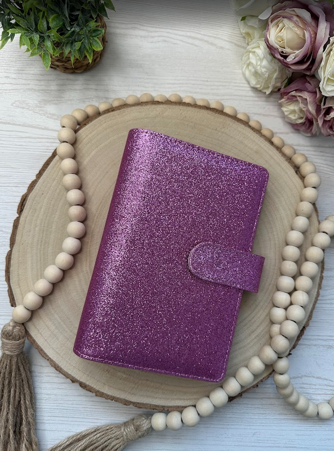 Classeur budget A6 pailleté | Organisateur d’argent et enveloppes – Collection Ana