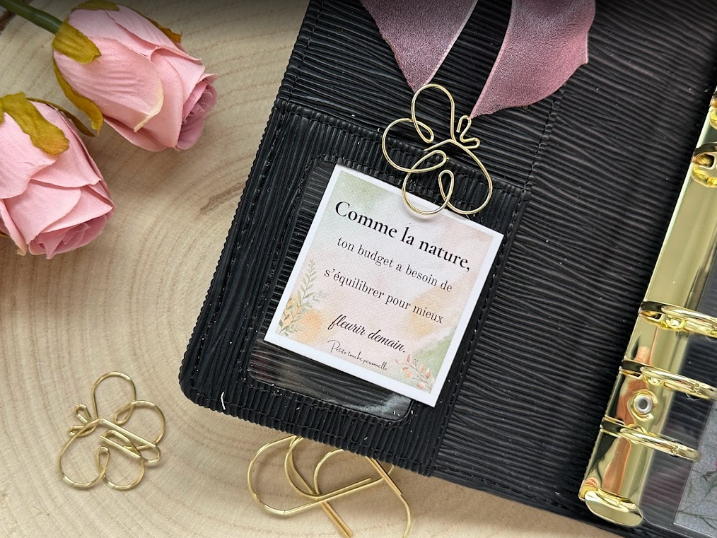 Cartes citation saisonnières – Pour enveloppes budget, planner ou journaling – Printemps, Été, Automne, Hiver (à l’unité ou lot de 4)