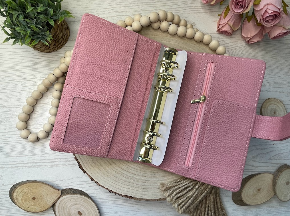 Classeur budget A6 matelassé | Organisateur d’argent et enveloppes – Collection Charlotte