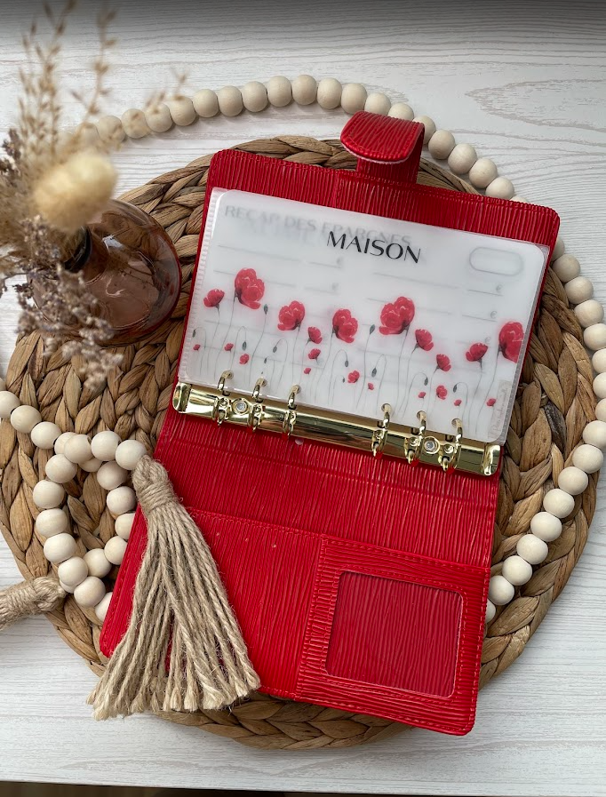 Classeur budget A6 | Organisateur d’argent et enveloppes – Collection Clarisse