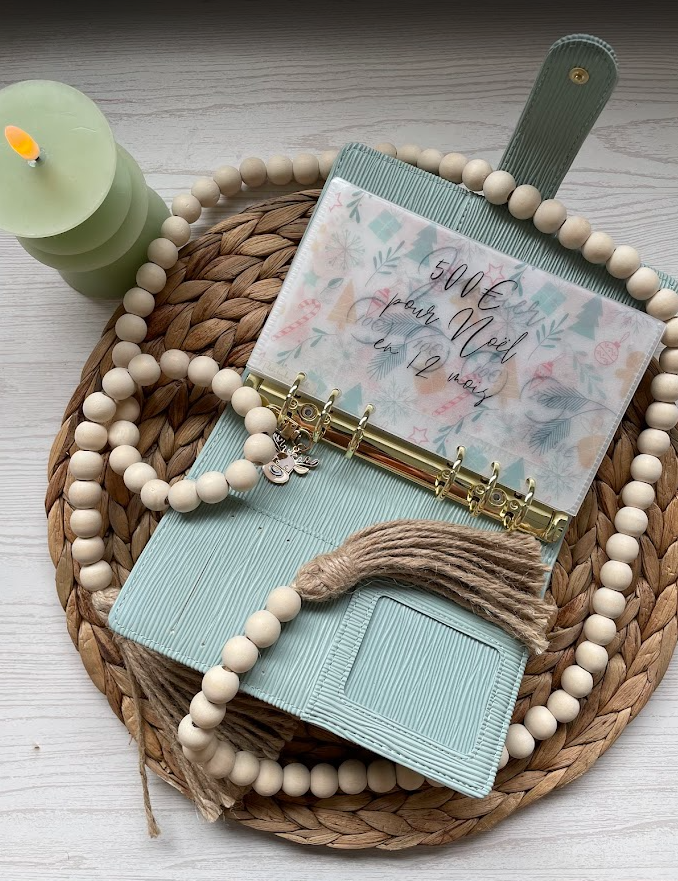 Classeur budget A6 | Organisateur d’argent et enveloppes – Collection Clarisse