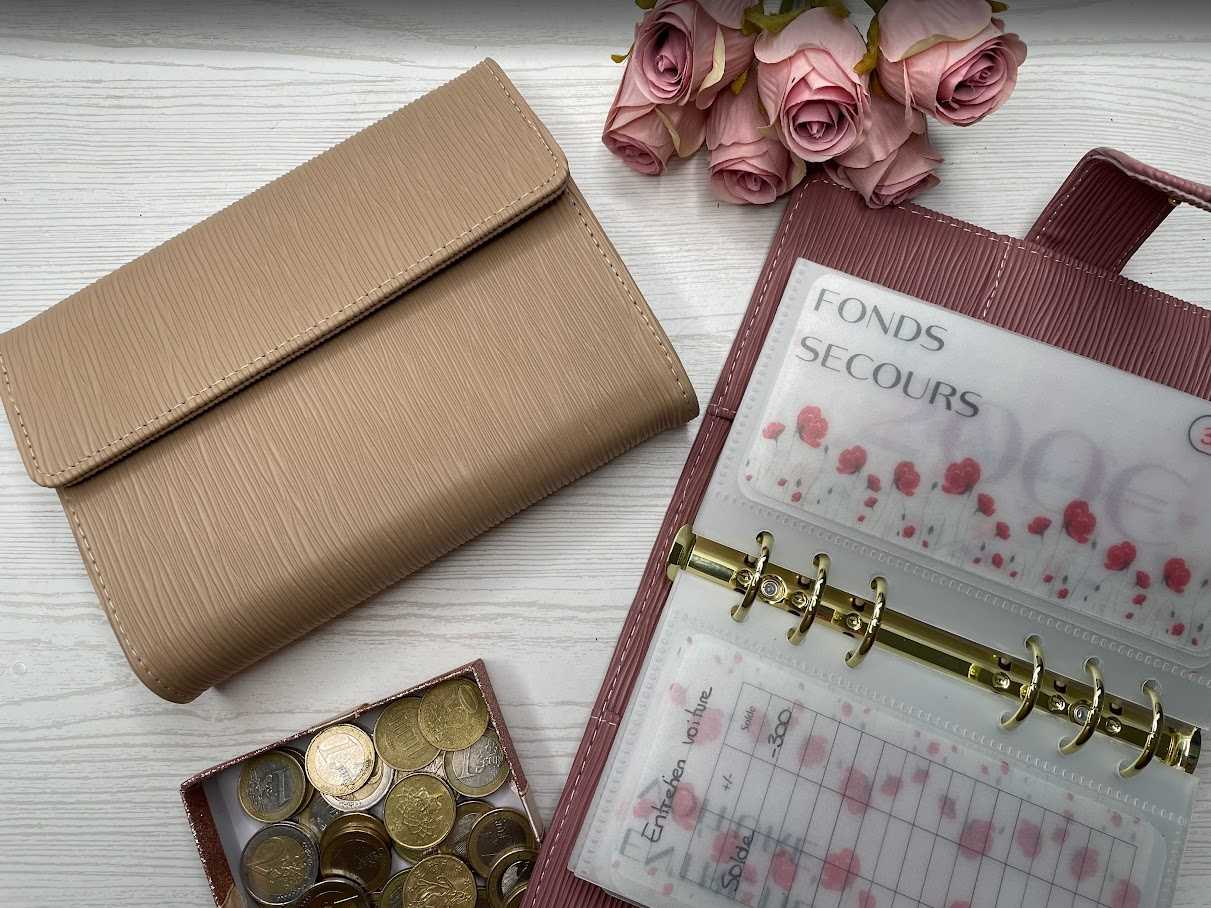 Collection Coquelicot 🌸 – Trackers & Accessoires A6 personnalisés | Budget & Épargne