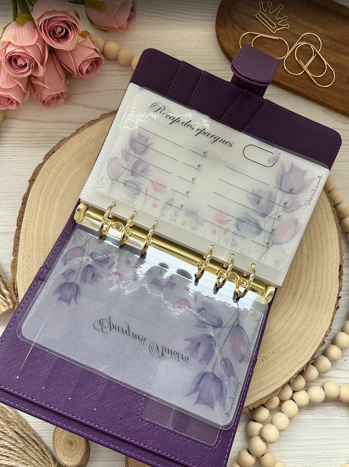 Collection Emma🌸 – Trackers & Accessoires A6 et A7 personnalisés | Budget & Épargne