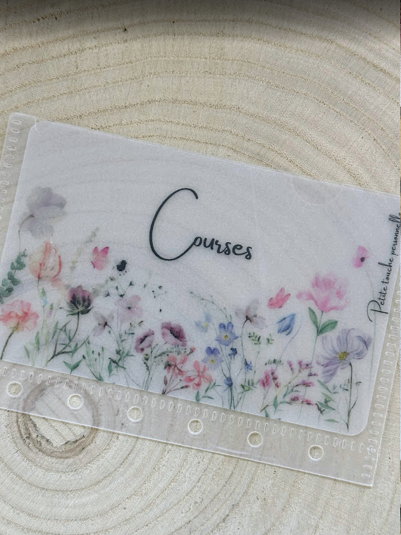 Collection Lilie 🌸 – Trackers & Accessoires A6 et A7 personnalisés | Budget & Épargne