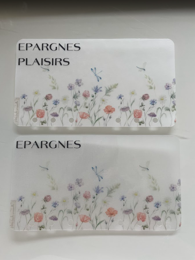 Collection Louise 🌸 – Trackers & Accessoires A6 personnalisés | Budget & Épargne