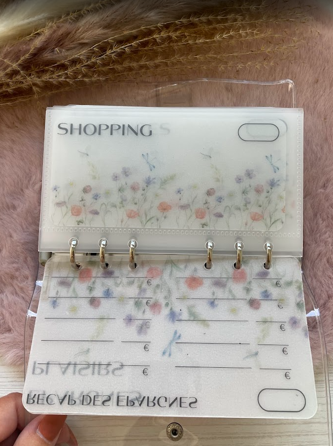 Collection Louise 🌸 – Trackers & Accessoires A6 personnalisés | Budget & Épargne