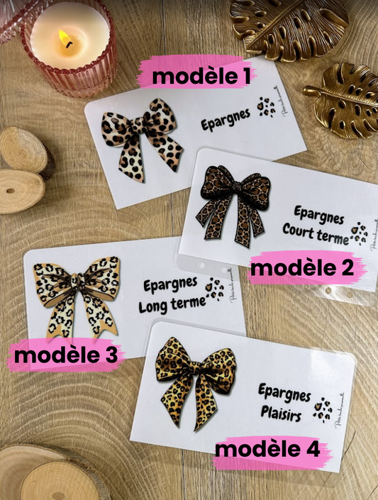 Tracker Budget A6 Personnalisable Léopard Collection Naéla