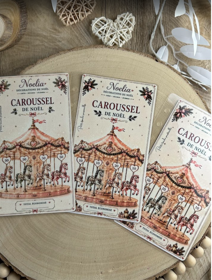 🎠Carrousel de Noël Challenge – Collection Noelia (3 modèles)