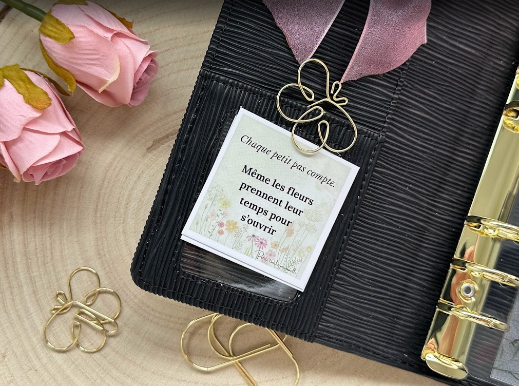 Cartes citation saisonnières – Pour enveloppes budget, planner ou journaling – Printemps, Été, Automne, Hiver (à l’unité ou lot de 4)