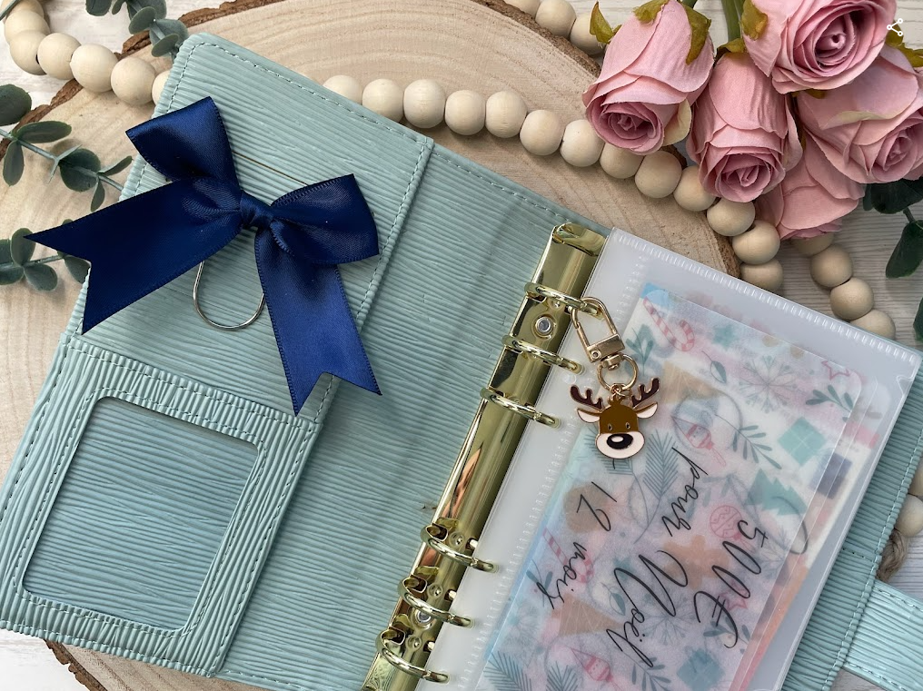Trombones fantaisie nœud en ruban satiné – Accessoires décoratifs colorés gold pour classeurs budget et papeterie