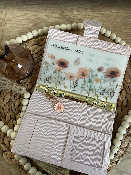 Challenge Collection Élodie – Style Classique en 12 mois | Défi épargne budget annuel plastifié A6