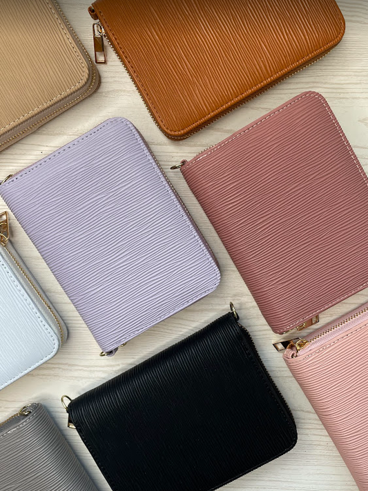 Classeur budget A7 zippé | Organisateur d’argent & enveloppes – Collection Nina