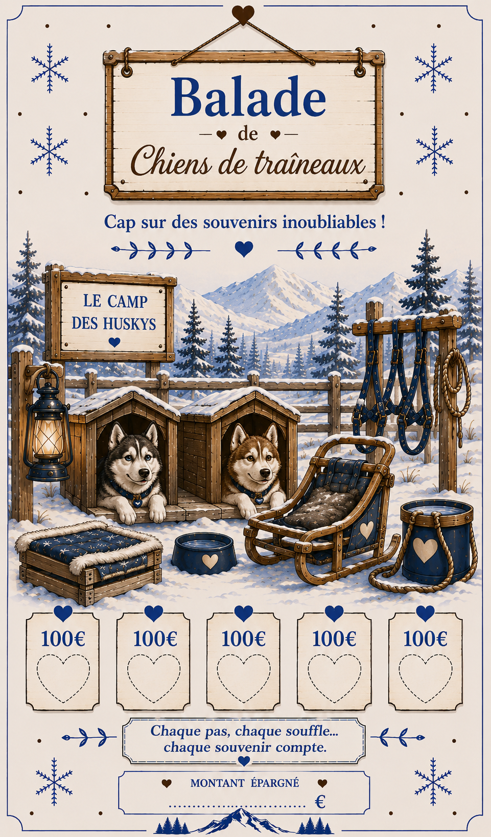 ❄️ Challenge d'épargne « Un hiver à la montagne »