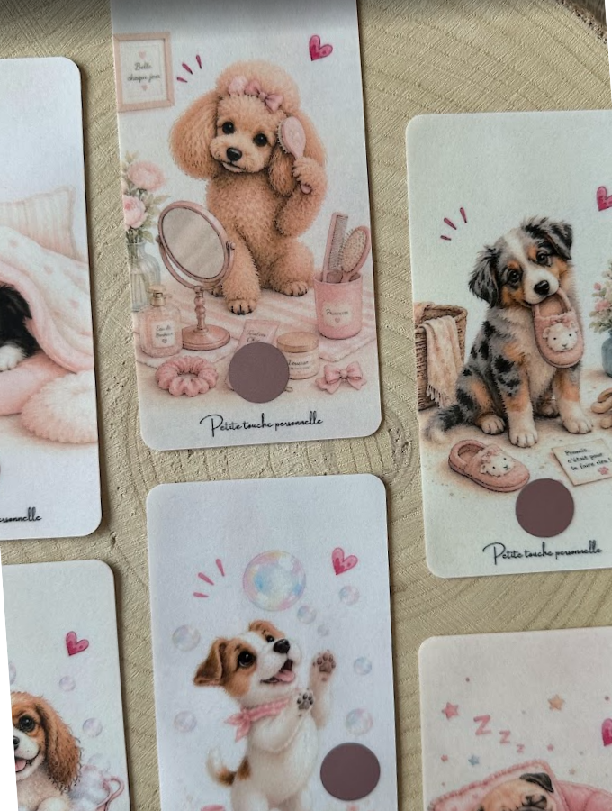 🐶 Défis Petites Cartes « Wouf alors ! » – À gratter – Objectif 60 €