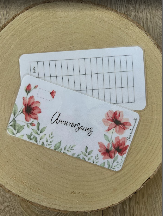 🌺 Collection Pétales de soie – Trackers & Accessoires A6 personnalisés | Budget & Épargne (Copie)