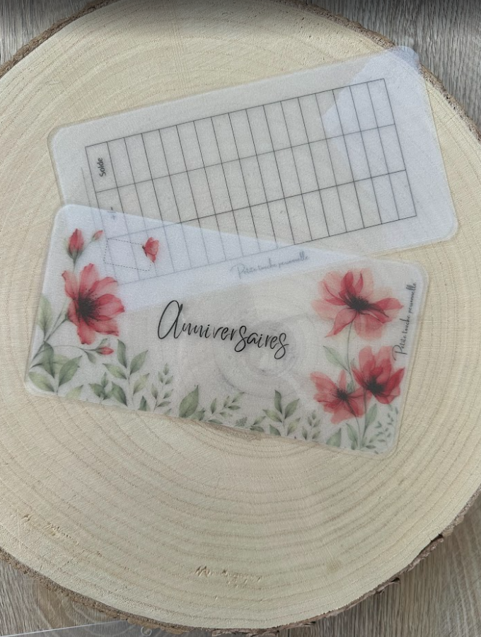 🌺 Collection Pétales de soie – Trackers & Accessoires A6 personnalisés | Budget & Épargne (Copie)