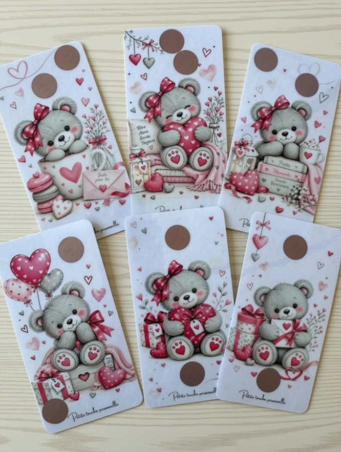 🧸💕 Teddy Love – Défi Petites Cartes 60 €