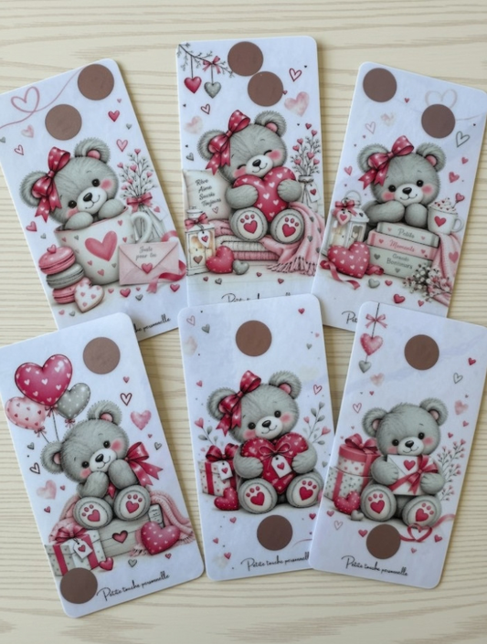 🧸💕 Teddy Love – Défi Petites Cartes 60 €