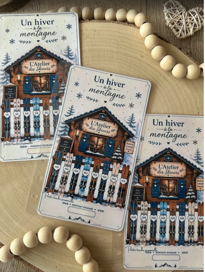 ❄️ L'Atelier des Skieurs – Tracker d'épargne | Collection Un hiver à la montagne