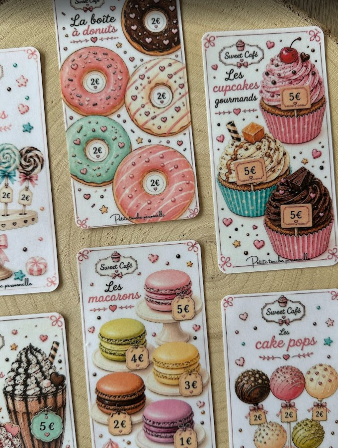 Défis Petites Cartes « Sweet Café » – Objectif 150 €