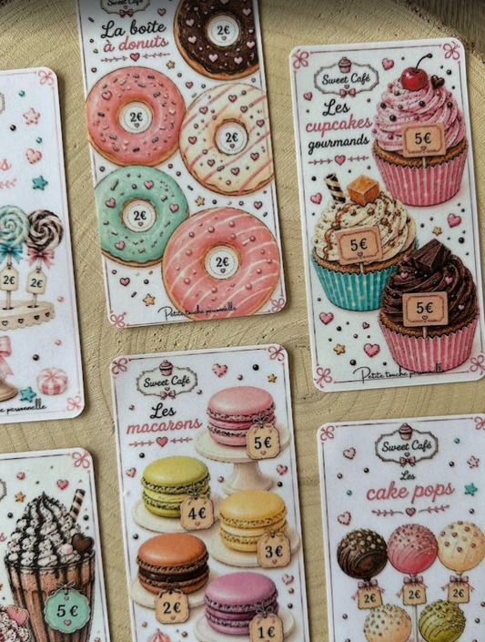 Défis Petites Cartes « Sweet Café » – Objectif 150 €