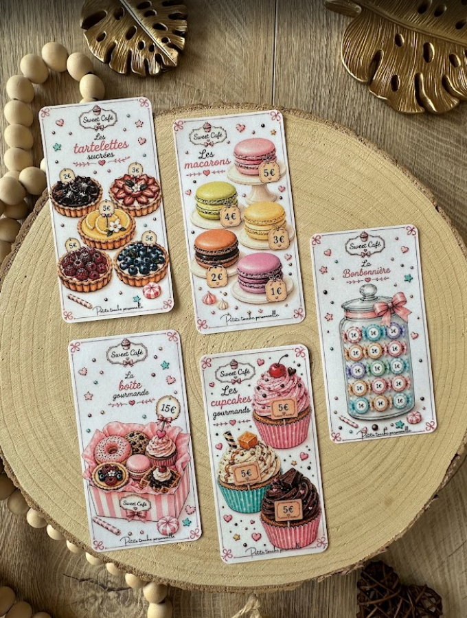 Défis Petites Cartes « Sweet Café » – Objectif 150 €