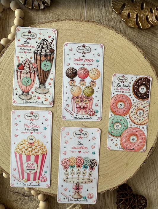 Défis Petites Cartes « Sweet Café » – Objectif 150 €