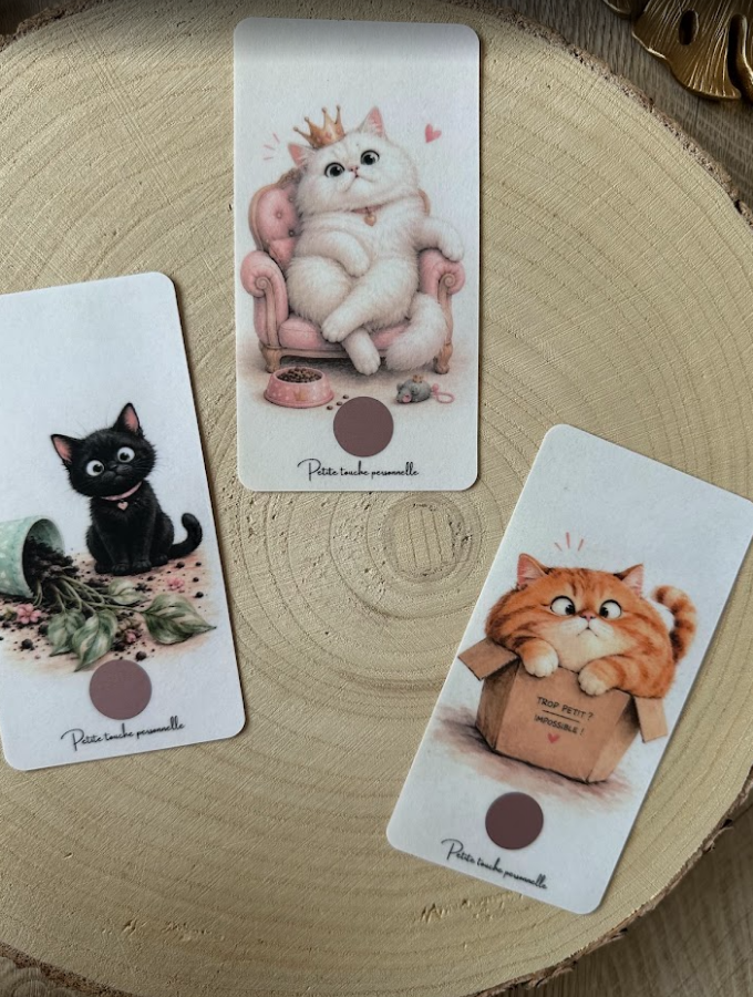 🐱 Défis Petites Cartes « Chat alors ! » – À gratter – Objectif 60 €