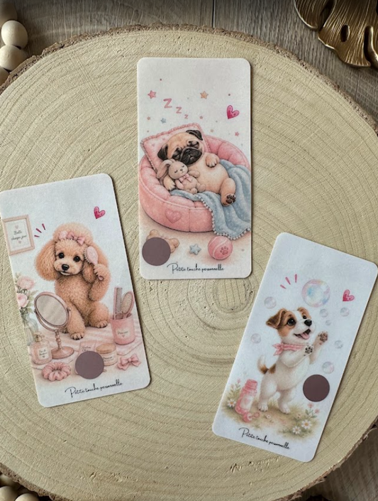 🐶 Défis Petites Cartes « Wouf alors ! » – À gratter – Objectif 60 €