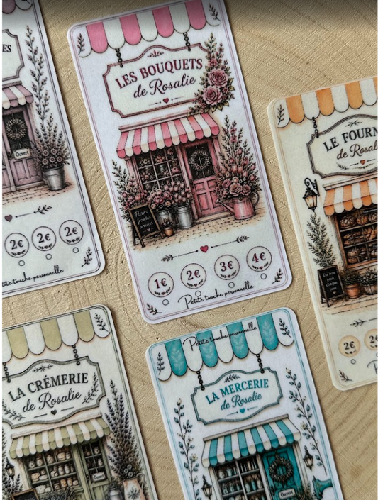🌸 Défis Petites Cartes « Les Halles de Rosalie » – Objectif 100 €