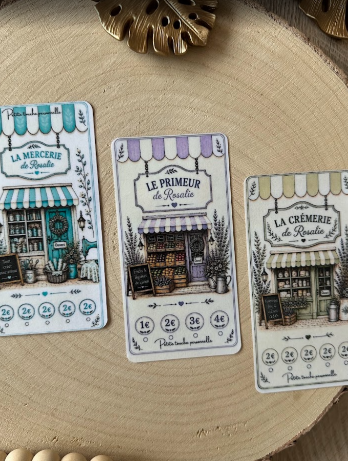 🌸 Défis Petites Cartes « Les Halles de Rosalie » – Objectif 100 €