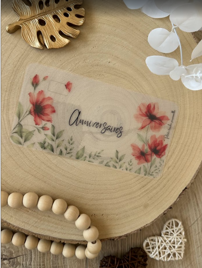 🌺 Collection Pétales de soie – Trackers & Accessoires A6 personnalisés | Budget & Épargne (Copie)