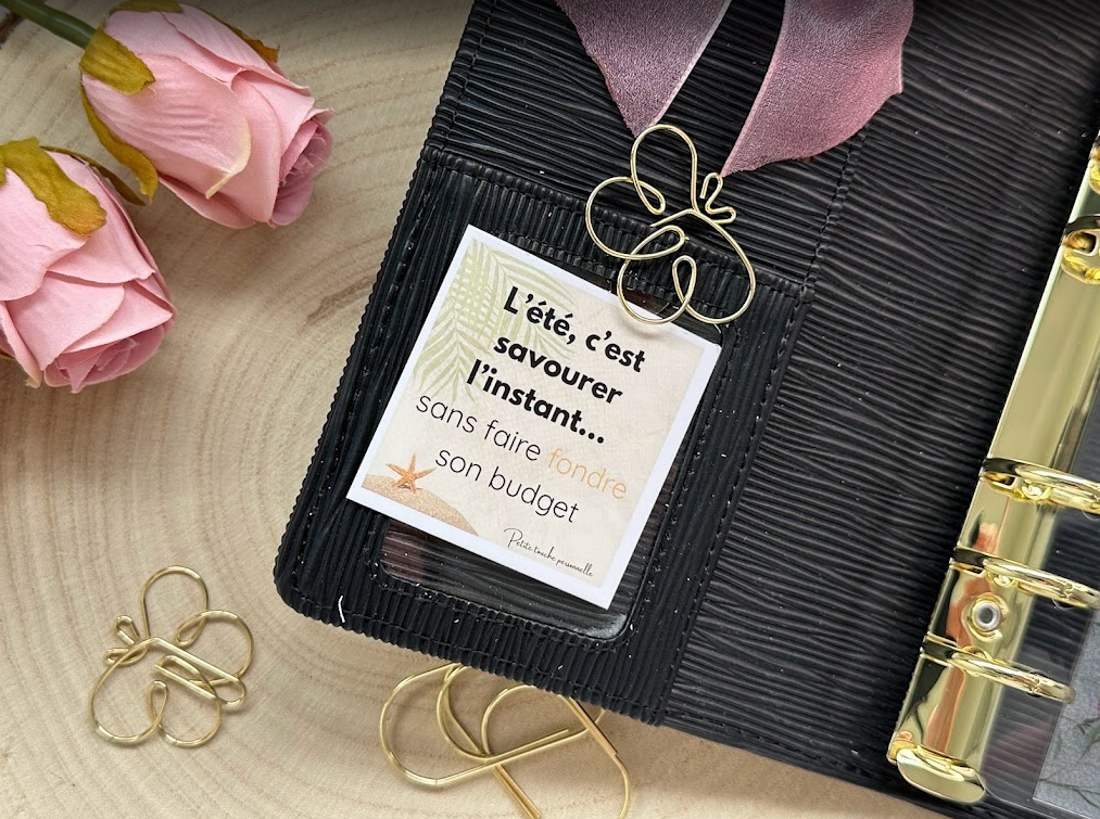 Cartes citation saisonnières – Pour enveloppes budget, planner ou journaling – Printemps, Été, Automne, Hiver (à l’unité ou lot de 4)
