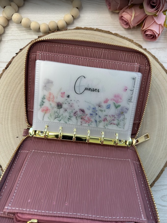 Collection Lilie 🌸 – Trackers & Accessoires A6 et A7 personnalisés | Budget & Épargne