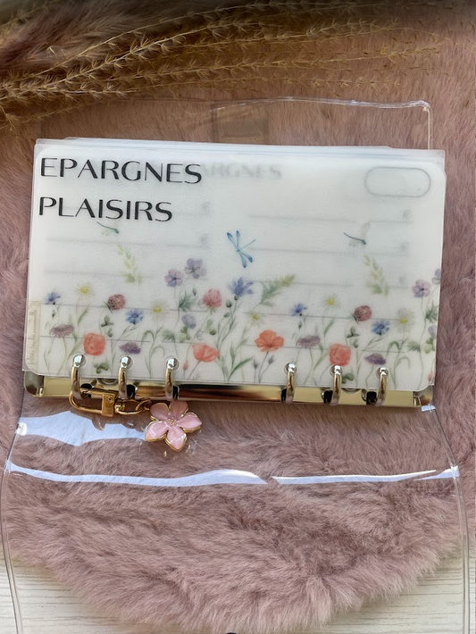 Collection Louise 🌸 – Trackers & Accessoires A6 personnalisés | Budget & Épargne