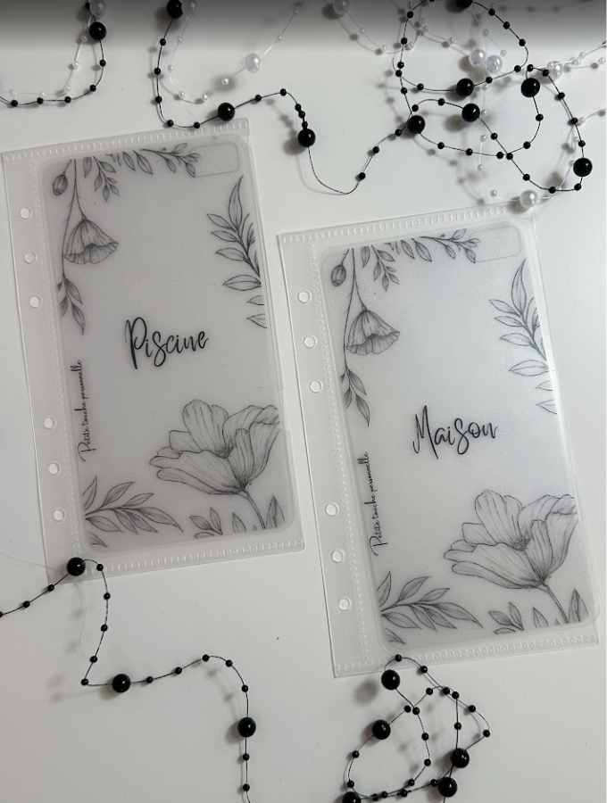 🌿 Collection Floréa – Trackers & Accessoires A6 et A7 personnalisés | Budget & Épargne