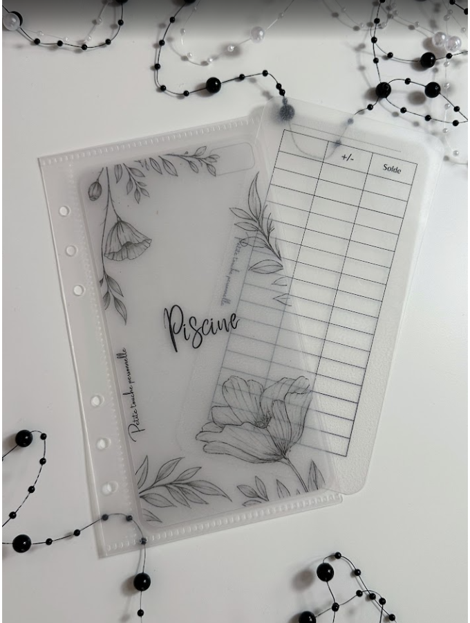 🌿 Collection Floréa – Trackers & Accessoires A6 et A7 personnalisés | Budget & Épargne