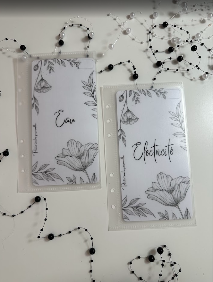 🌿 Collection Floréa – Trackers & Accessoires A6 et A7 personnalisés | Budget & Épargne