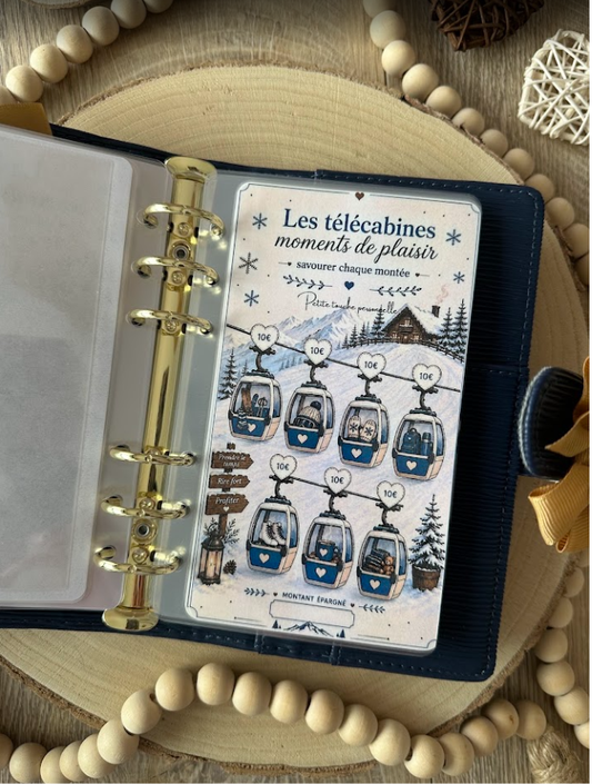 🚠 Les Télécabines – Tracker d'épargne | Collection Un hiver à la montagne