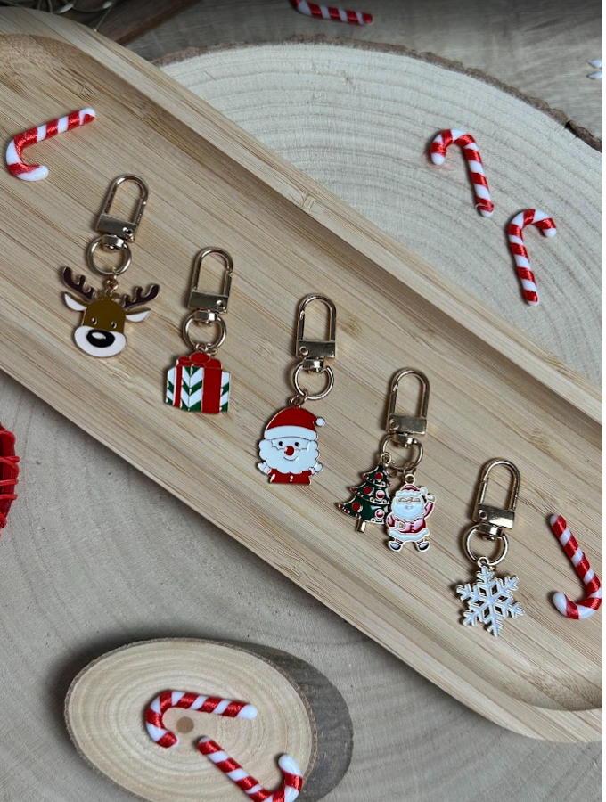 Porte-clés de Noël – Accessoire festif à petit prix