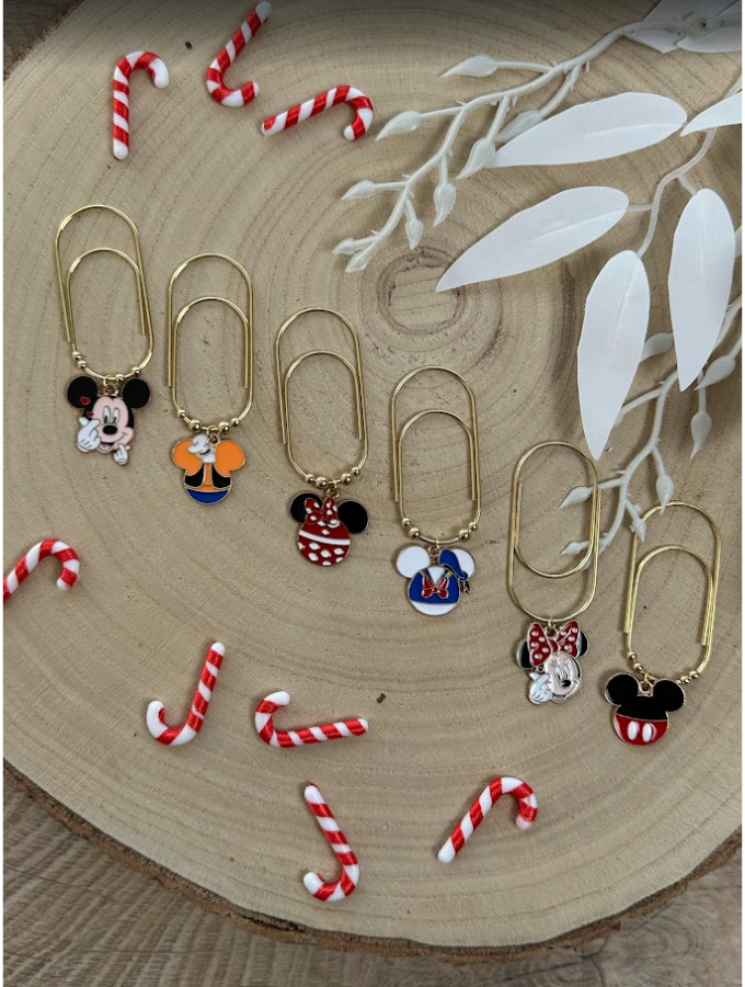 Trombones personnages magiques – Accessoires dorés pour planner ou classeur budget