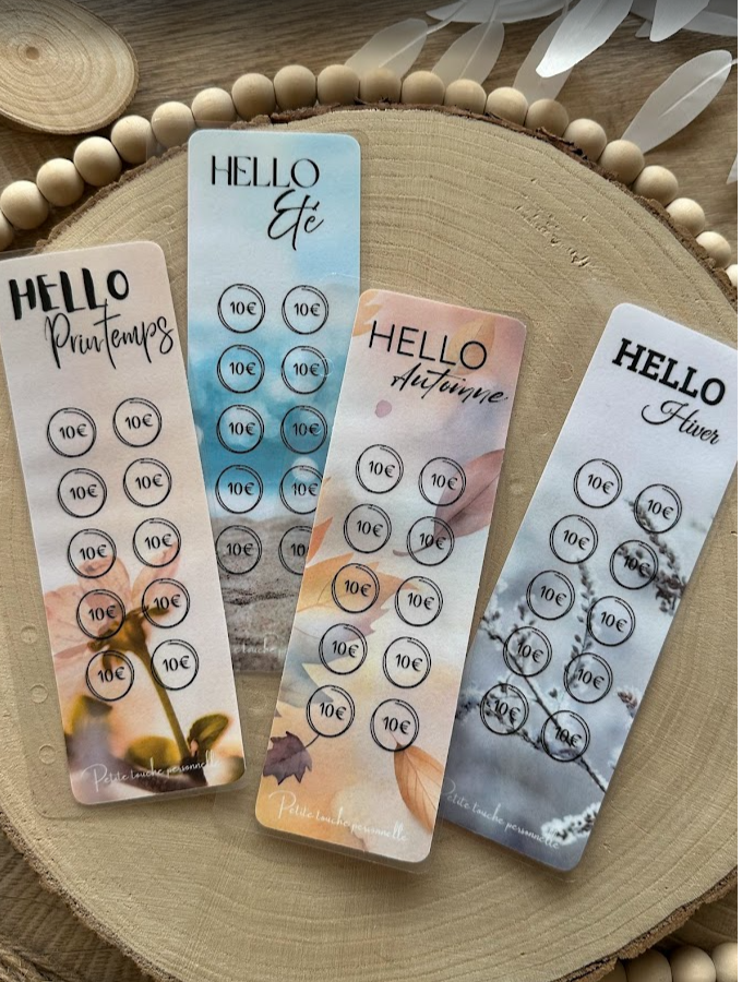 Hello Challenge 2.0 – Défi d’épargne annuel (Mensuel, Saison ou Complet) – Format A6