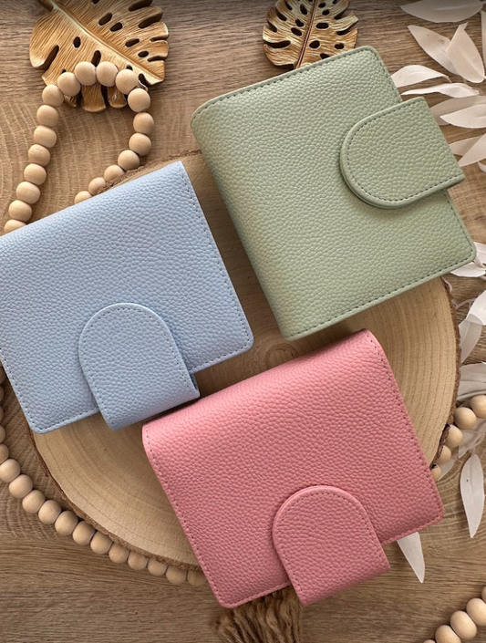 Classeur budget A7 en simili cuir vegan – Collection Éléonore – Méthode des enveloppes & organisation budget