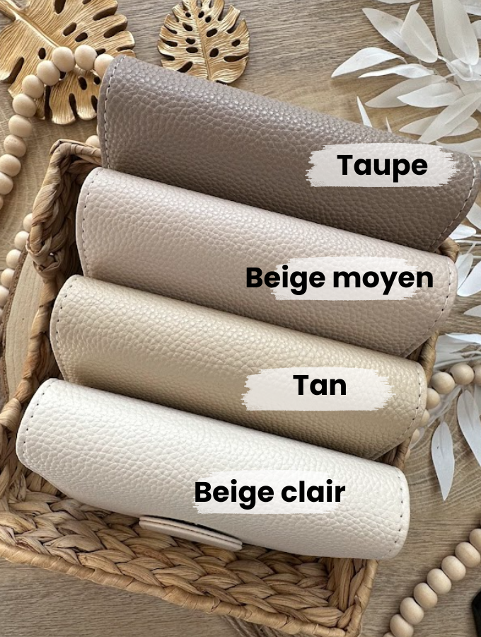 Classeur budget A7 en simili cuir vegan – Collection Éléonore – Méthode des enveloppes & organisation budget