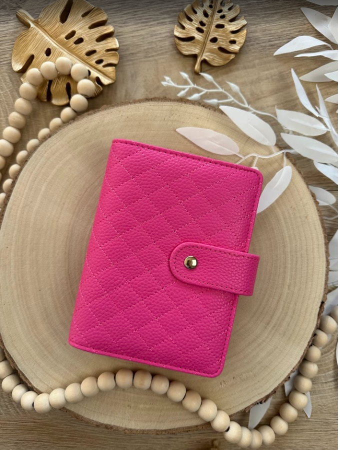 Classeur budget A7 en simili cuir vegan – Collection Abbie – Méthode des enveloppes & organisation budget