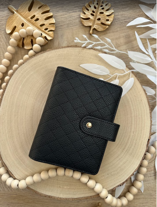 Classeur budget A7 en simili cuir vegan – Collection Abbie – Méthode des enveloppes & organisation budget