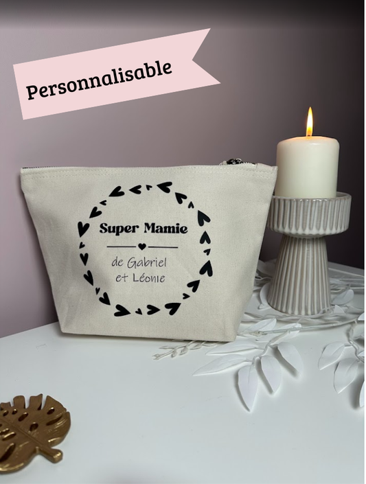 Pochette personnalisée “Super Mamie”