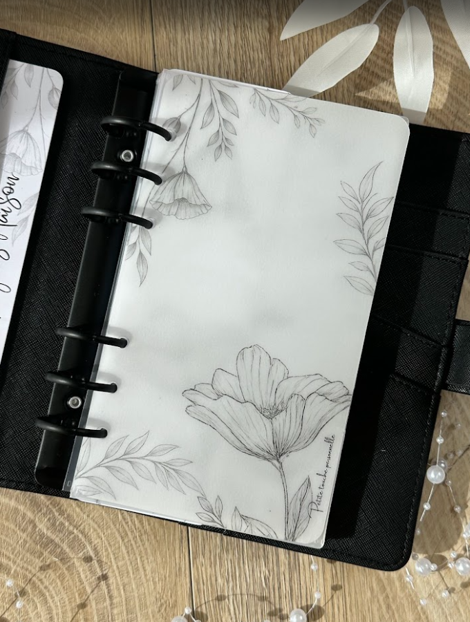 🌿 Collection Floréa – Trackers & Accessoires A6 et A7 personnalisés | Budget & Épargne