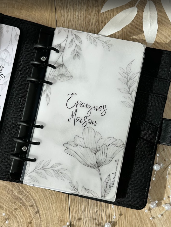 🌿 Collection Floréa – Trackers & Accessoires A6 et A7 personnalisés | Budget & Épargne